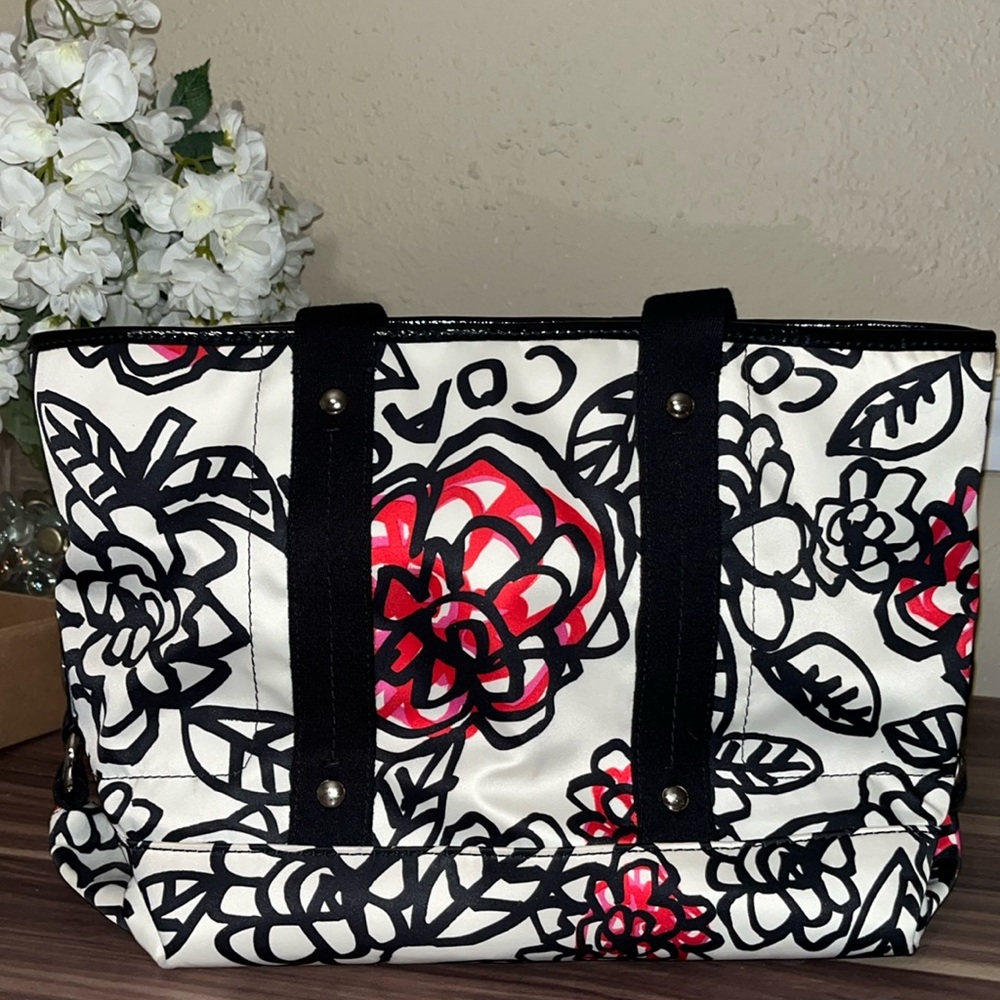 Coach Poppy Kyra Daisy medium tote bag C 1194-F16583 - Picture 5 of 16